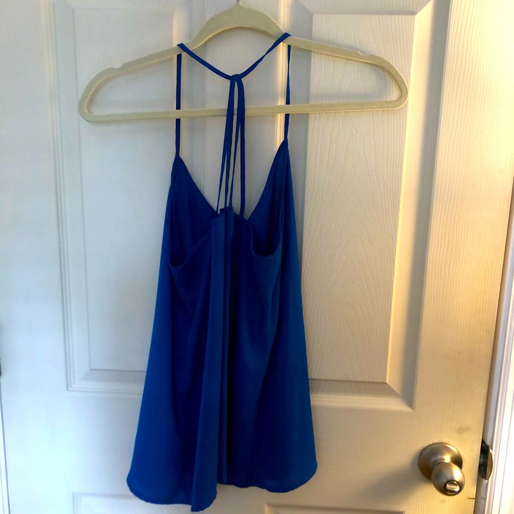 Blue tank top
